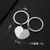 Basic Simple Style Customization Laser Engraving Heart Shape 201 Stainless Steel Unisex Bag Pendant Keychain