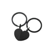 Basic Simple Style Customization Laser Engraving Heart Shape 201 Stainless Steel Unisex Bag Pendant Keychain