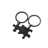 Basic Simple Style Jigsaw Customization Laser Engraving 201 Stainless Steel Plating Unisex Bag Pendant Keychain