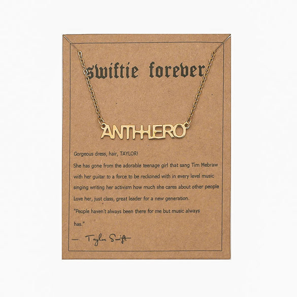 Basic Simple Style Letter Stainless Steel Plating Pendant Necklace