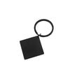 Basic Simple Style Square Customization Laser Engraving 201 Stainless Steel Plating Unisex Bag Pendant Keychain