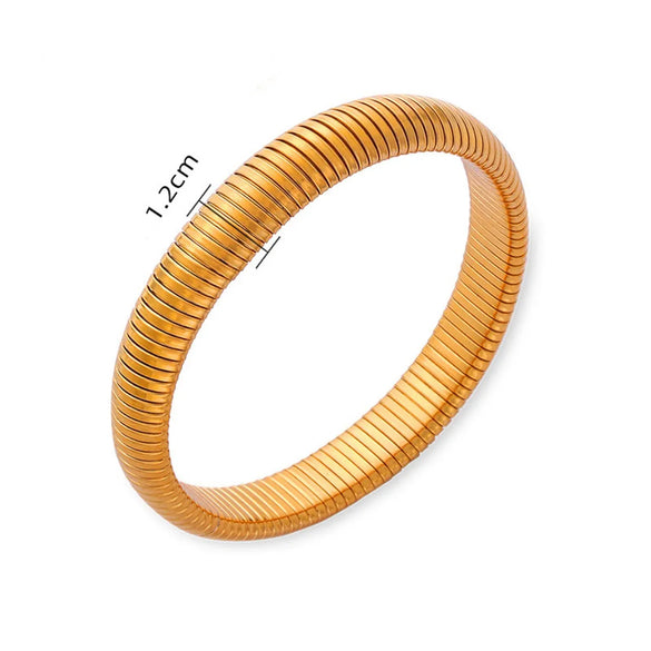 Basic Solid Color Classic Style Solid Color 304 Stainless Steel Wristband In Bulk