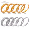 Basic Solid Color Classic Style Solid Color 304 Stainless Steel Wristband In Bulk