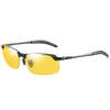 Basic Solid Color Tac Square Half Frame Women'S Sunglasses