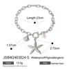 Basic Vacation Classic Style Starfish 304 Stainless Steel 18K Gold Plated Bracelets In Bulk