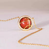 Basketball Necklace For Women Copper Electroplated Geometric Style O Chain