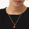 Basketball Necklace For Women Copper Electroplated Geometric Style O Chain