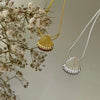 Beach Shell Stainless Steel Plating Pendant Necklace