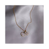 Beach Starfish And Conch Pendant Necklace Copper Electroplated 18K Gold Color Geometric Style For Women