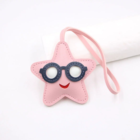 Beach Sunglasses Cool Star Lanyard Artificial Leather Pendant With Little Bear Pig Small Animal Pattern Electroplated Luggage Clothing Accessories Pendant Matching Accessories