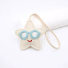 Beach Sunglasses Cool Star Lanyard Artificial Leather Pendant With Little Bear Pig Small Animal Pattern Electroplated Luggage Clothing Accessories Pendant Matching Accessories