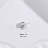 Bead Accessories Silver Handmade Gear Pattern Round Beads Zirconia
