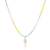 Bead Necklace Artificial Crystal Geometric Simple Light Luxury Electroplating Women's
