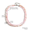 Bead Necklace Artificial Crystal Geometric Simple Light Luxury Electroplating Women's