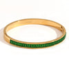 Bead String Bracelet Stainless Steel Geometric 18K Gold Plated Electroplated For Women