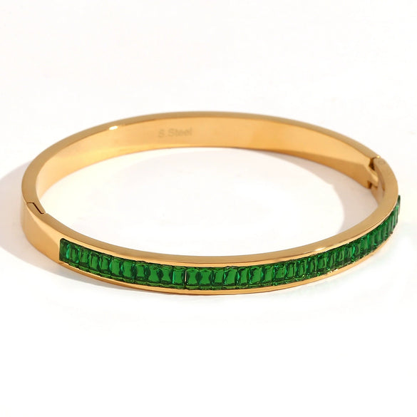 Bead String Bracelet Stainless Steel Geometric 18K Gold Plated Electroplated For Women