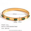Bead String Bracelet Stainless Steel Geometric 18K Gold Plated Electroplated For Women