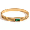 Bead String Bracelet Stainless Steel Geometric 18K Gold Plated Electroplated For Women