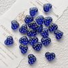 Beaded Accessories Glass Glazed Love Shape Retro Wave Dot Fuel Injection Bracelet Necklace Mobile Phone Chain