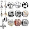 Beaded Accessories Metal Totem Ball Shape Electroplating Loose Beads