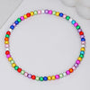 Beaded Anklet Geometric Style Women's Colorful Beads Bohemian Simple