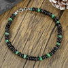Beaded Anklet Titanium Steel Geometric Pattern Summer Beach Style Women's