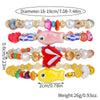 Beaded Bracelet Ceramic Imitation Pearl Crystal Geometric Handmade Jewelry