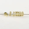 Beaded Bracelet Necklace Accessories Copper 14K Electroplated Crosswoven Beads