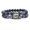 Beaded Bracelet Set Copper Animals Zodiac Style