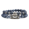 Beaded Bracelet Set Copper Animals Zodiac Style