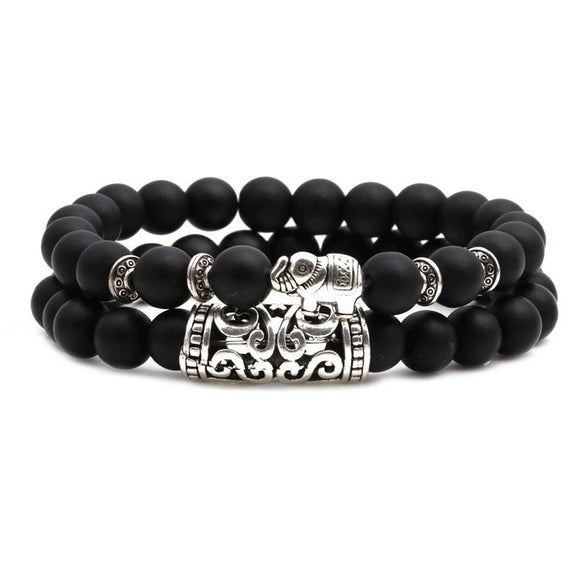 Beaded Bracelet Set Copper Handmade With Animals Zodiac Pattern