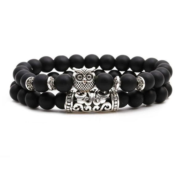Beaded Bracelet Set Copper Handmade With Animals Zodiac Pattern