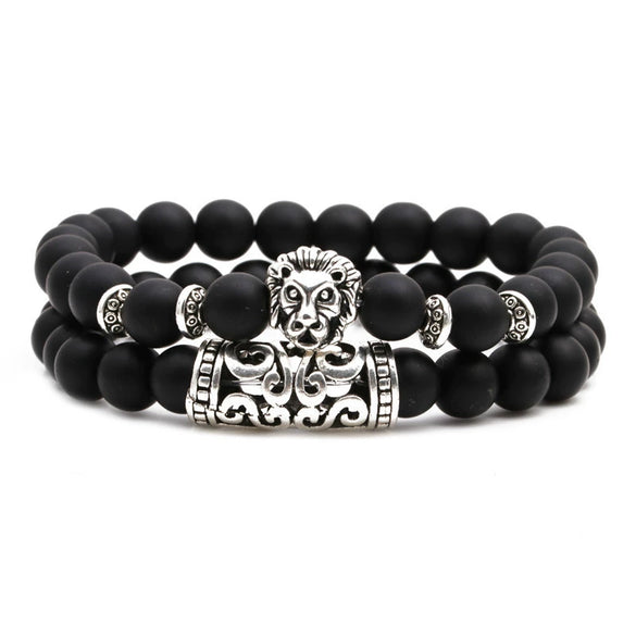Beaded Bracelet Set Copper Handmade With Animals Zodiac Pattern