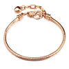 Beaded Bracelet Set Copper Plastic Heart Shaped Electroplated Bracelet Accessories