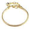 Beaded Bracelet Set Copper Plastic Heart Shaped Electroplated Bracelet Accessories