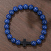 Beaded Bracelet Stone Geometric Manual Unisex Jewelry