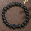 Beaded Bracelet Stone Geometric Manual Unisex Jewelry