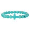 Beaded Bracelet Stone Geometric Manual Unisex Jewelry