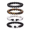Beaded Bracelet Stone Handmade Unisex Geometric