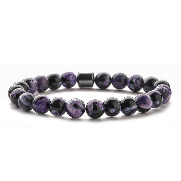 Beaded Bracelet Stone Handmade Unisex Geometric