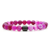 Beaded Bracelet Stone Handmade Unisex Geometric