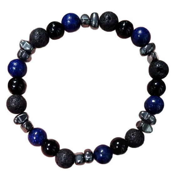 Beaded Bracelet Stone Handmade Unisex Geometric