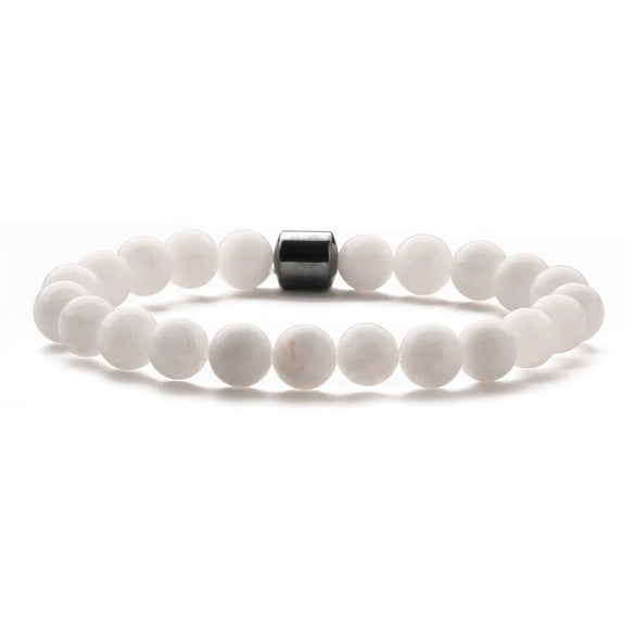 Beaded Bracelet Stone Handmade Unisex Geometric