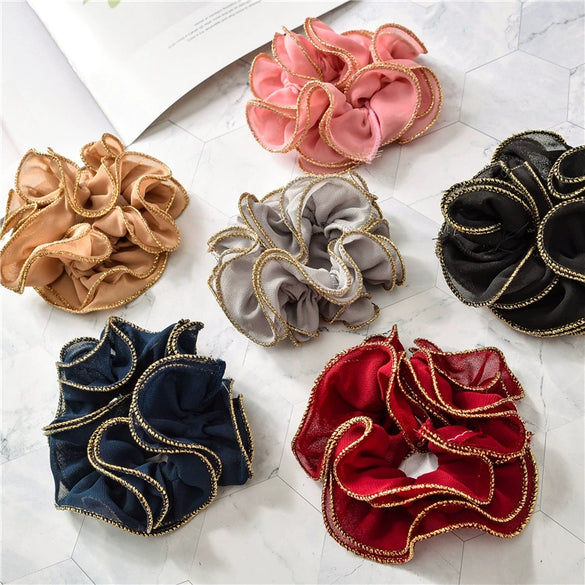 Beaded Cloth Hair Ring Women's High Elasticity Seiko Head Accessories