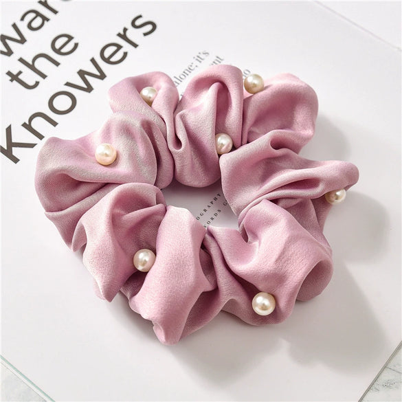 Beaded Cloth Hair Ring Women's High Elasticity Seiko Head Accessories