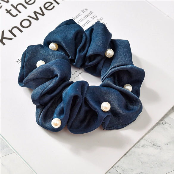 Beaded Cloth Hair Ring Women's High Elasticity Seiko Head Accessories