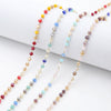 Beaded Crystal Chain Jewelry Accessories Mobile Phone Accessories Stainless Steel 18K Plated Handmade Bracelet Chain
