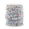 Beaded Crystal Chain Jewelry Accessories Mobile Phone Accessories Stainless Steel 18K Plated Handmade Bracelet Chain