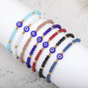 Beaded Crystal Glass Hand Woven Evil Devil Eye Unisex Bracelet