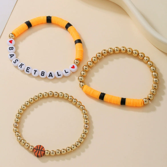 Beaded Jewelry Soft Clay Handmade Alphabet Beads Ball Games Design